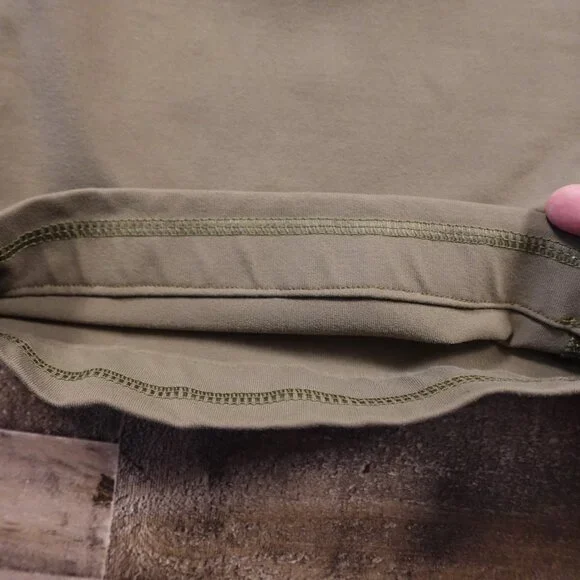 Duluth Trading NoGA Namastash Bootcut Pants Women’s Large Green Stretch Workwear - Picture 5 of 14